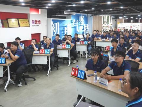 人人讲清静，，，，，个个会应急--流通生命通道|9001cc金沙以诚为本电气举行清静月活动