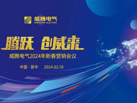 腾跃 创威来|9001cc金沙以诚为本电气2024年新春营销盛典盛大召开